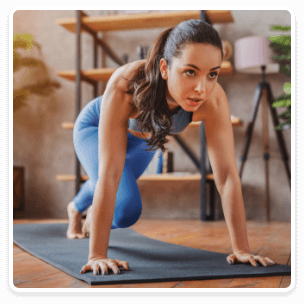 Fitness - Woman doing yoga